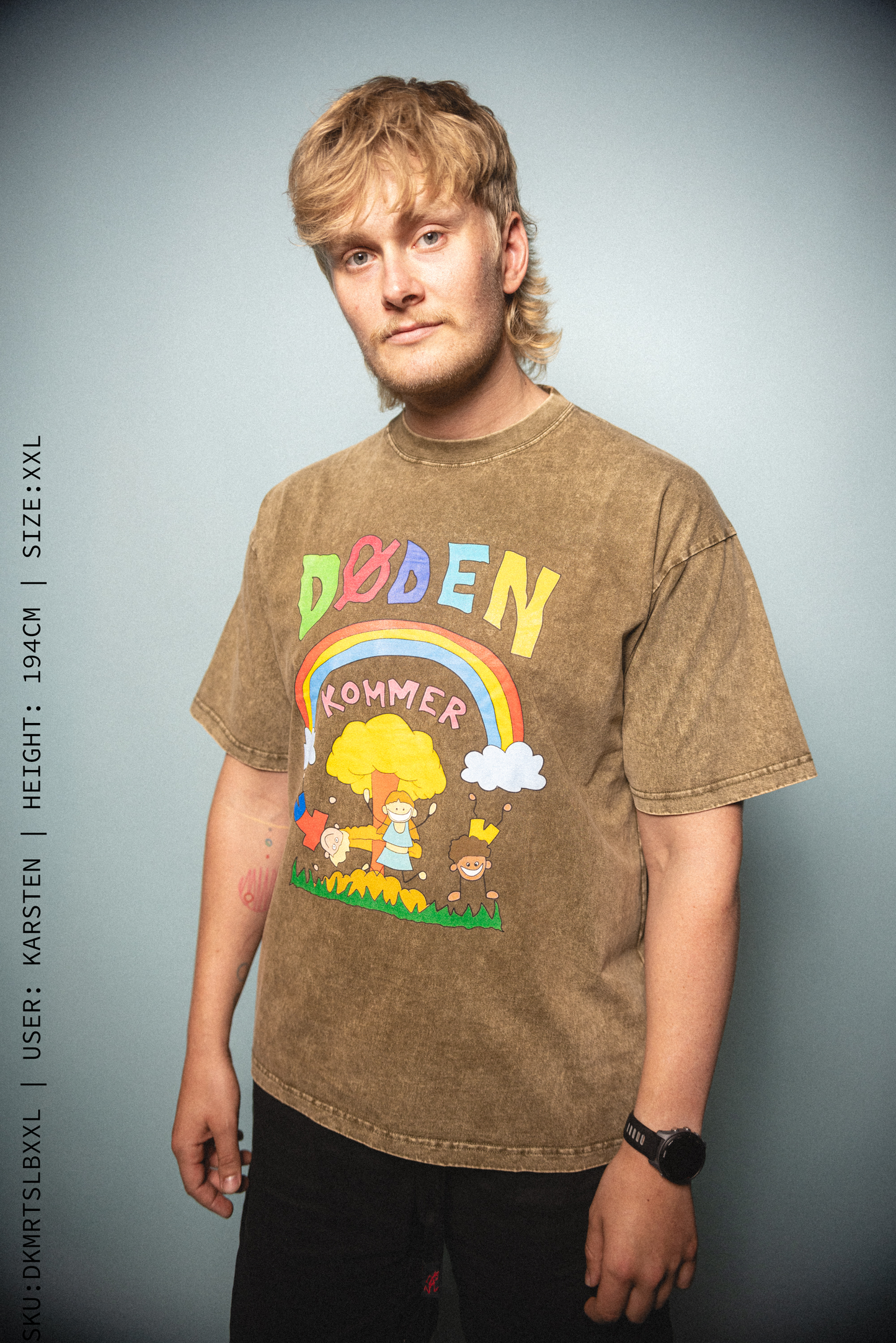 DKMR | T-SHIRT | LYS BRUN