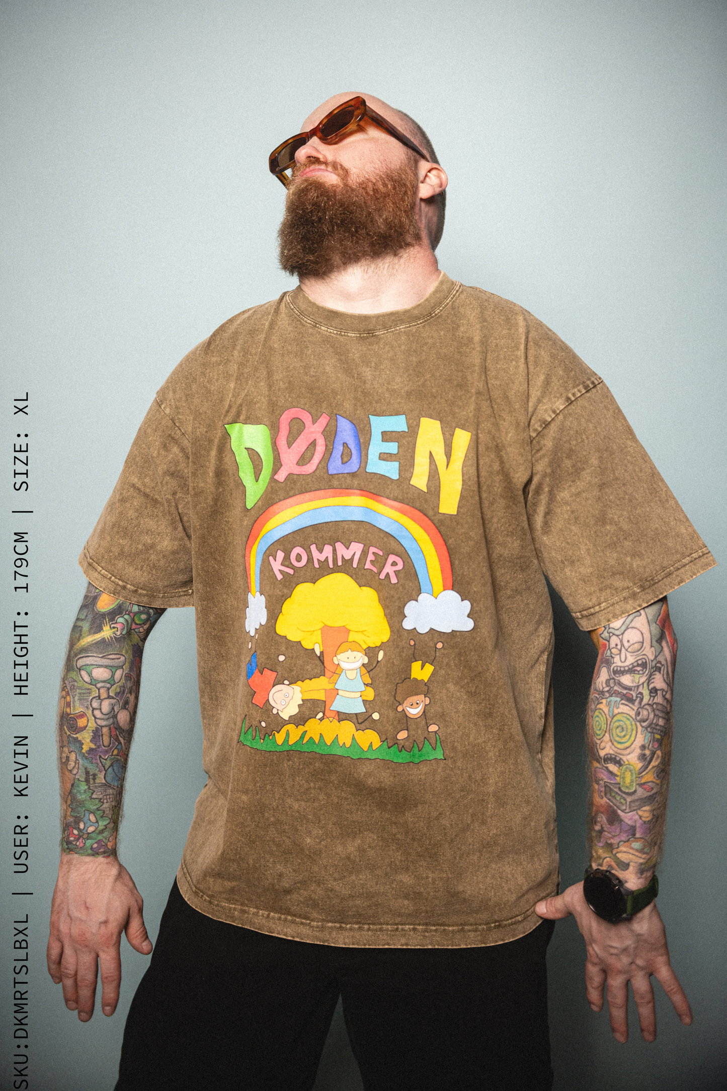 DKMR | T-SHIRT | LYS BRUN